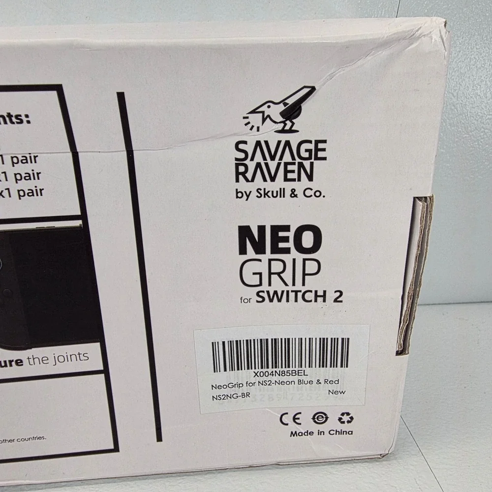 Savage Raven Neo Grip for Nintendo Switch 2 Neon‎ Blue Red Orange